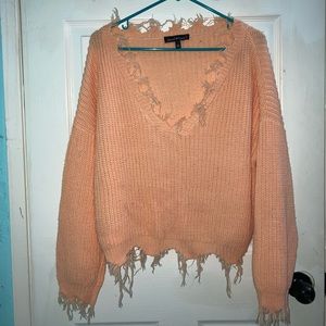 fringe sweater